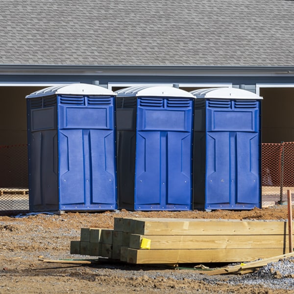 are there any additional fees associated with portable restroom delivery and pickup in Goodells Michigan